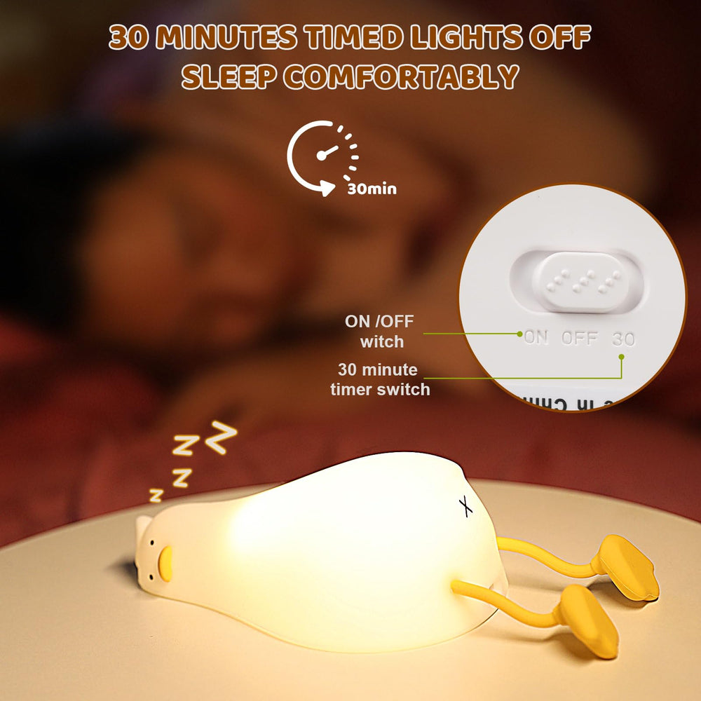 Hpewi Duck Night Light dimmable brightness for kids' reading