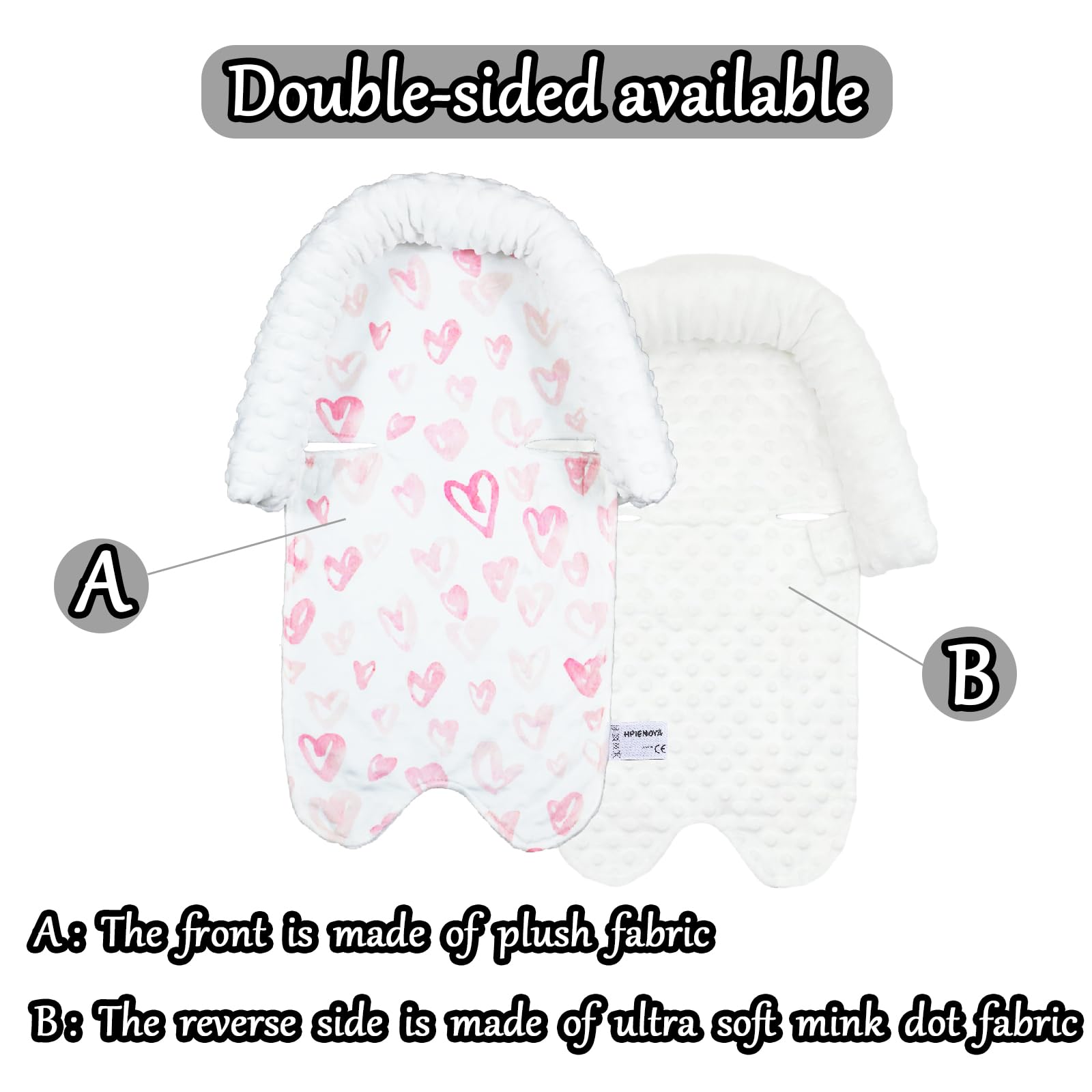 HPIENOYA baby shower gift pink love packaging ideal for gifting.