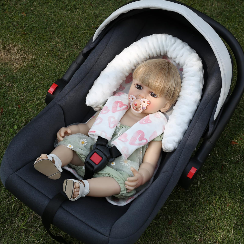 HPIENOYA infant car seat insert 11x19 inches offers full-body cozy support.