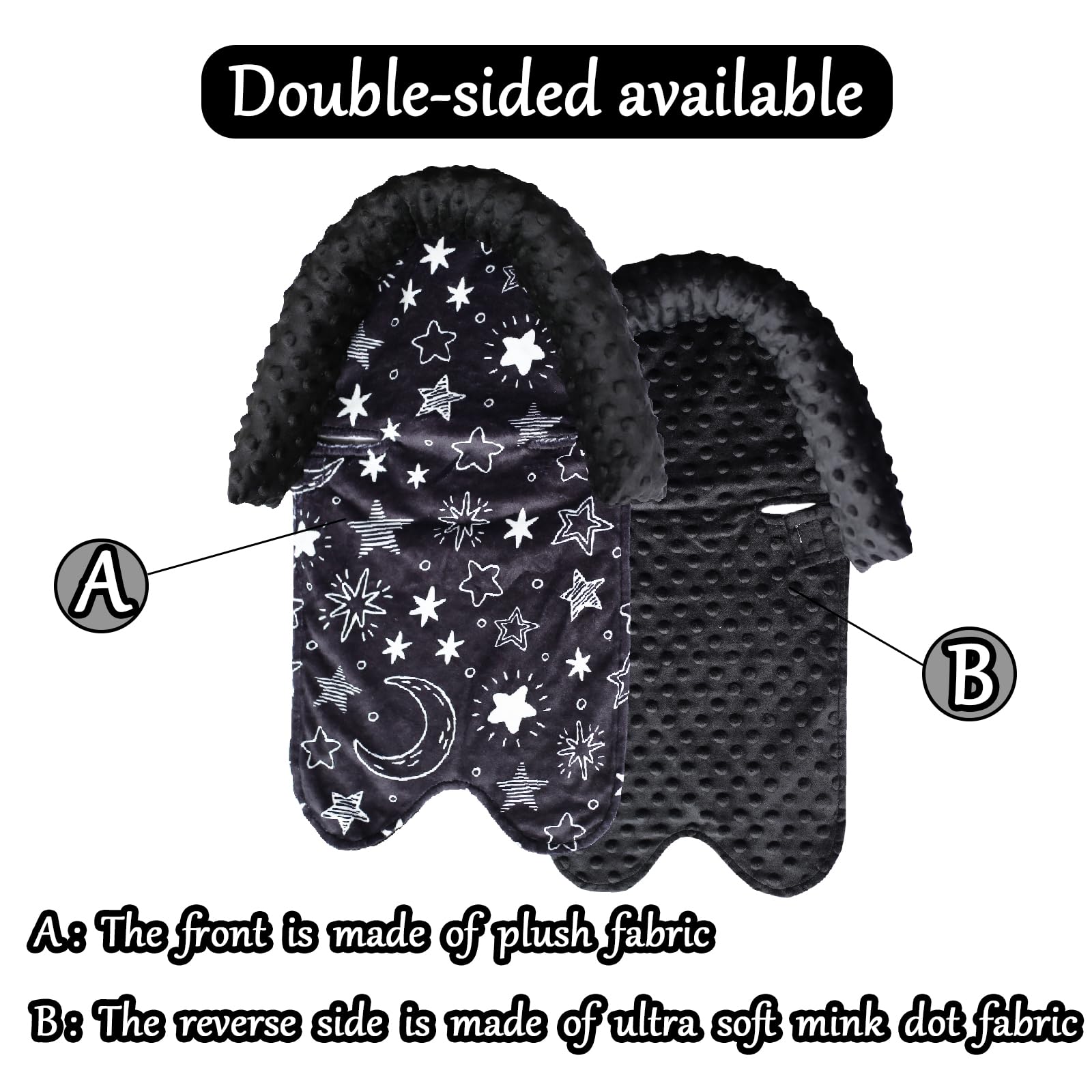 HPIENOYA stroller-use head support offers versatile comfort on outings