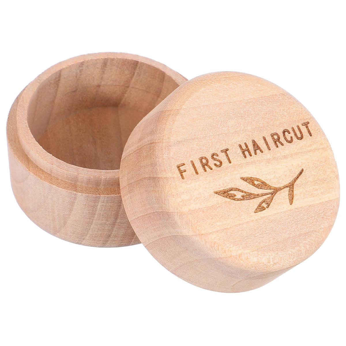 Hpmjz memorial box round wooden umbilical cord keepsake storage for lasting memories