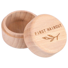 Hpmjz memorial box round wooden umbilical cord keepsake storage for lasting memories
