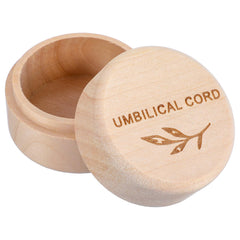 Hpmjz Umbilical Cord Memorial Box round design preserves precious memories.