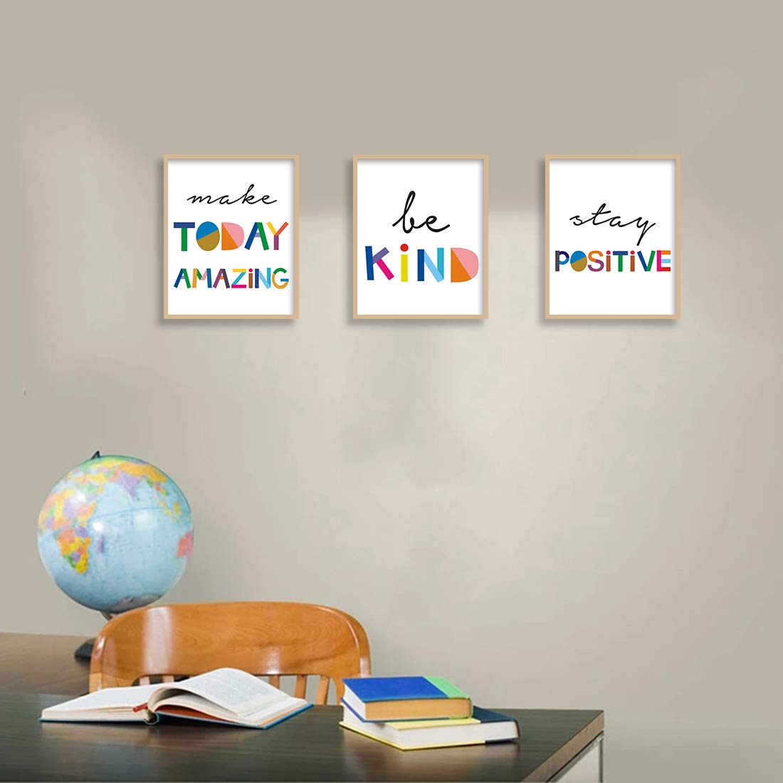 HPNIUB nursery-wall-art creates a cozy, inviting atmosphere in a playroom.
