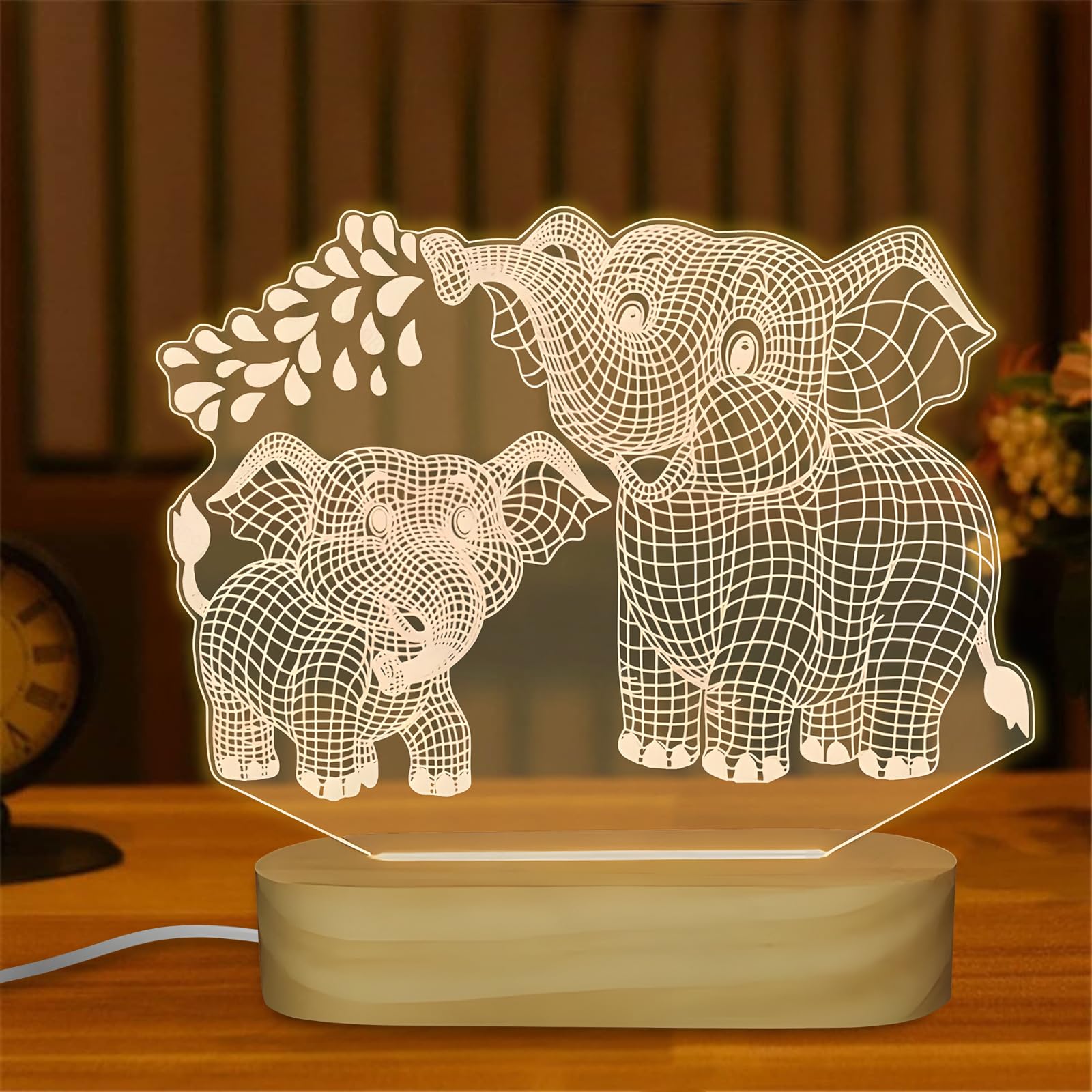 HPYDIY versatile display suits nightstands, shelves, and tables for cozy decor.