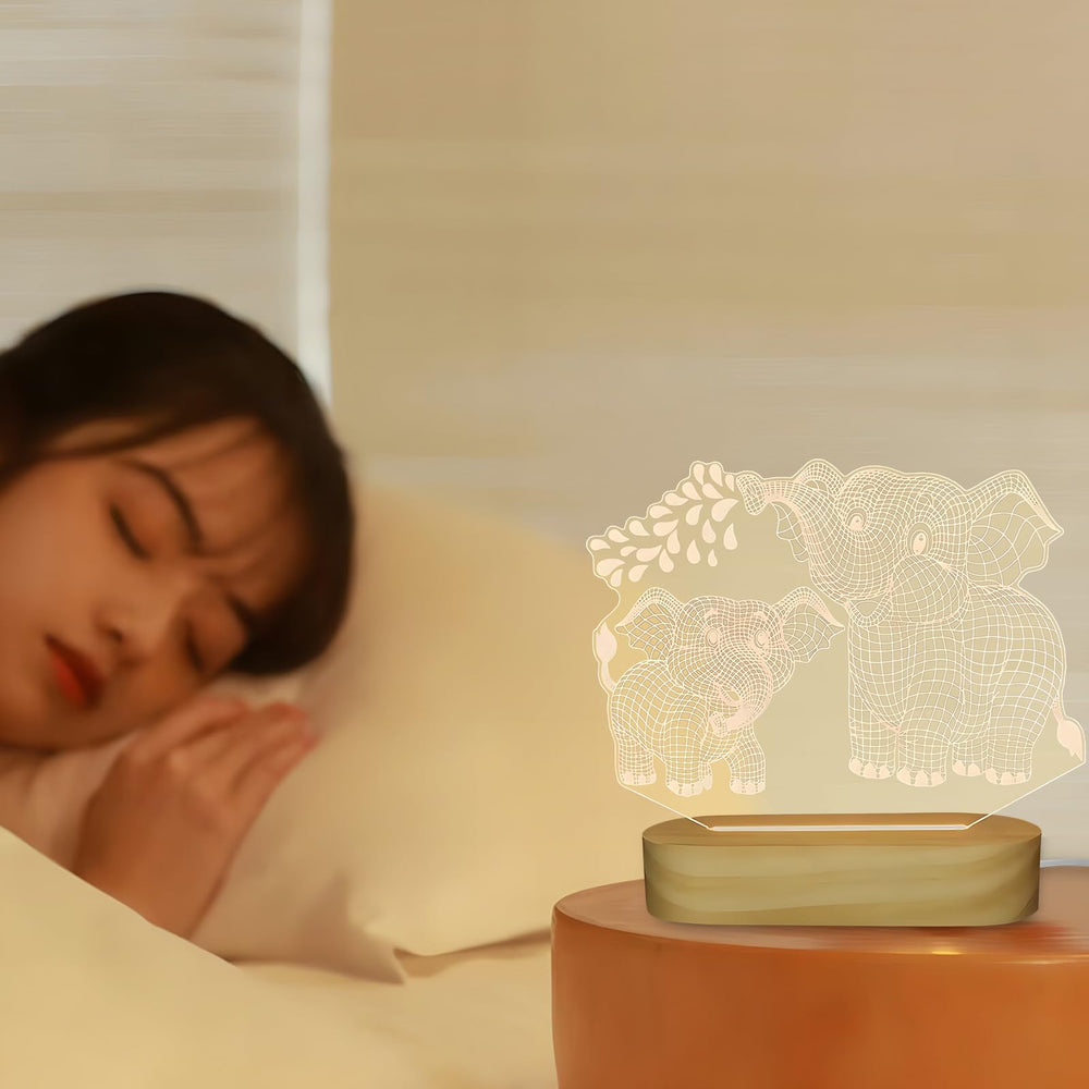 HPYDIY elephant night light makes a thoughtful gift for mom on birthdays or holidays.