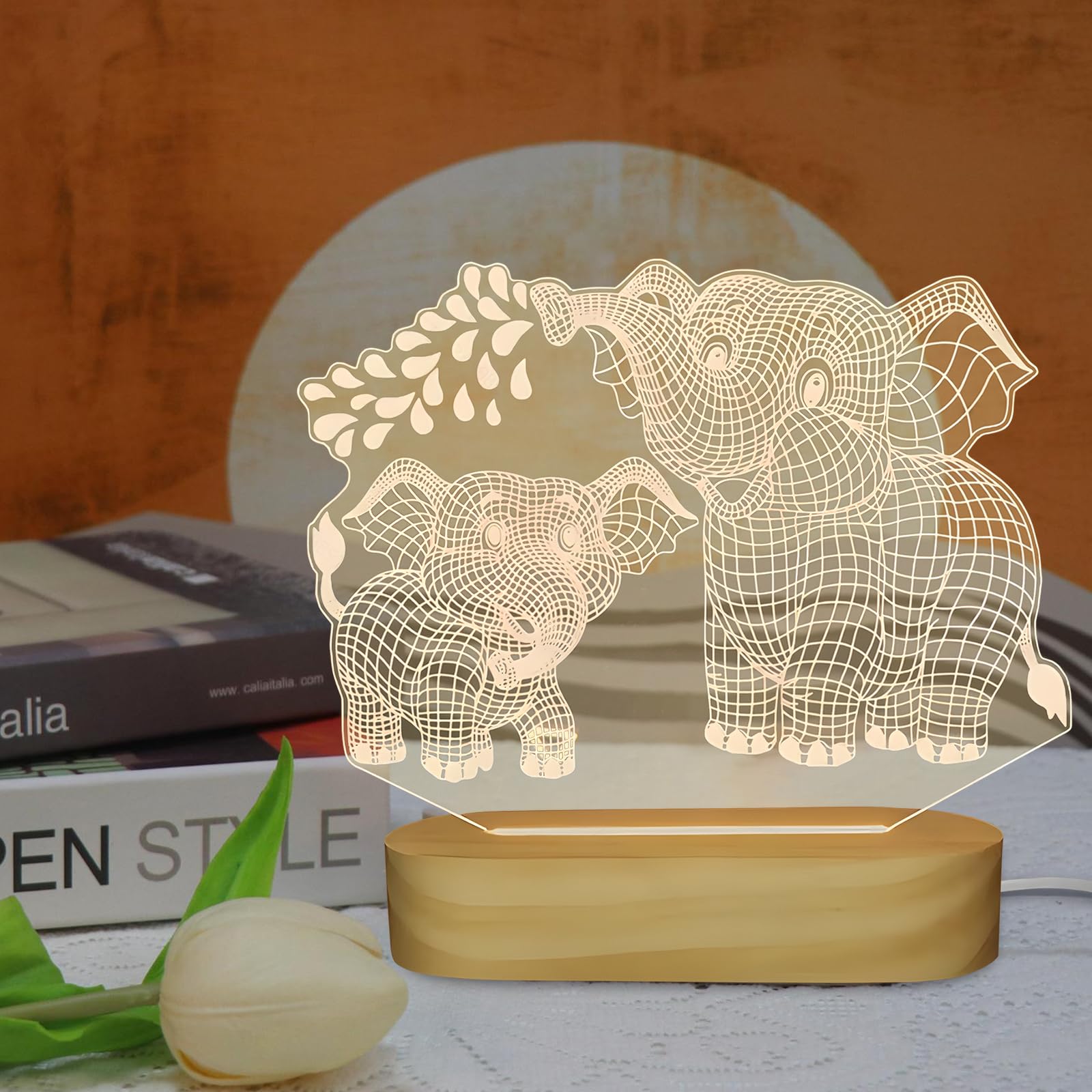 HPYDIY USB-powered night light offers gentle, dimmable illumination for kids' rooms.