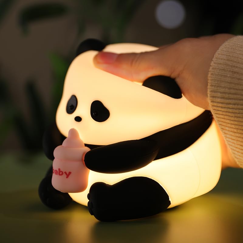 HPYDIY panda night light portable design for travel or night trips