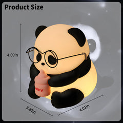 HPYDIY panda night light USB-C rechargeable for cord-free use