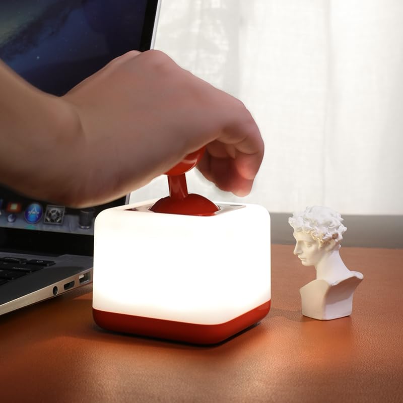 HPYDIY Rocker Night Light Red 30-minute timer ensures auto-off after use.