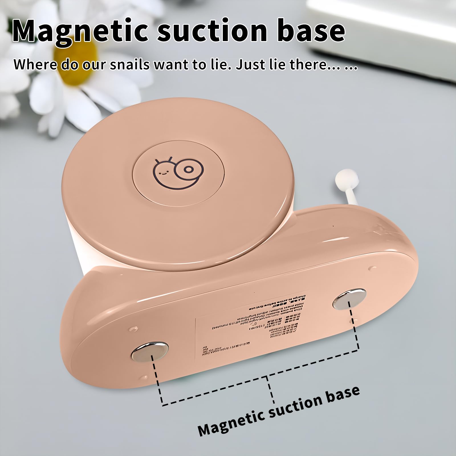 HPYDIY snail night light shows 800mAh battery life for extended use