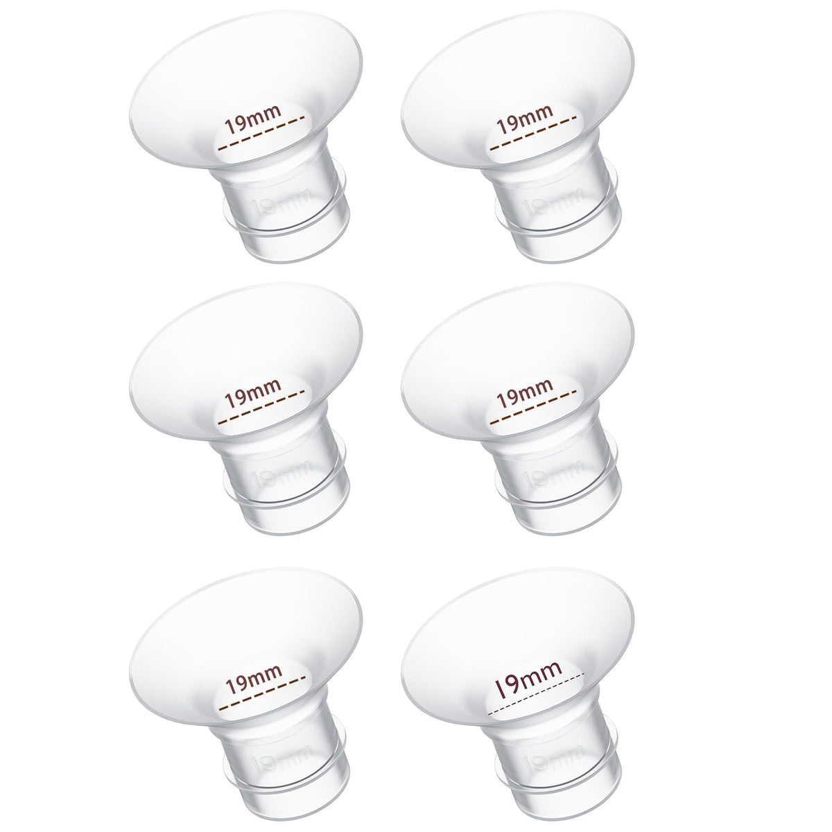 Hranio 19mm flange inserts in use with 24mm shields for comfort.