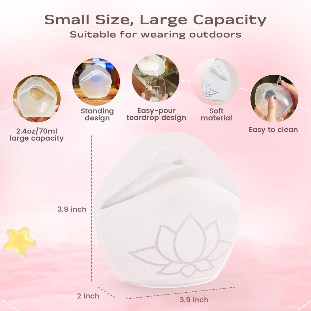 Hranio BPA-free silicone material soft and flexible for gentle wear.