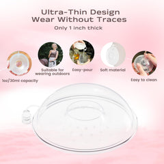 Hranio BPA-free milk collector emphasizes food-grade material safety.