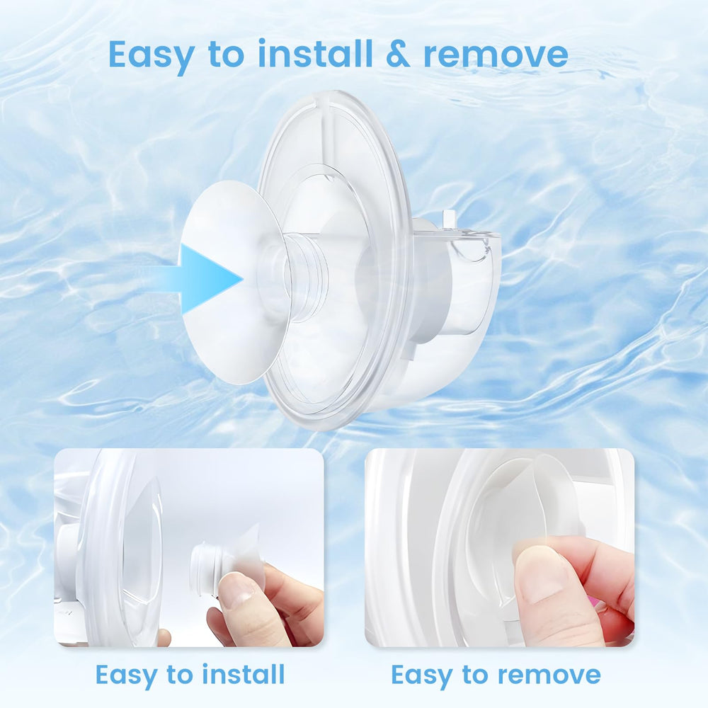 Hranio flange insert compatible with Momcozy, Spectra, Medela, and more.