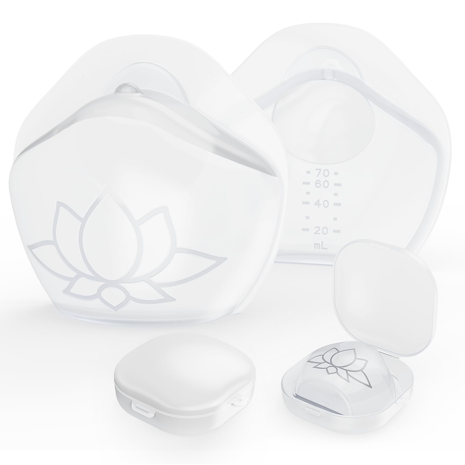 Hranio milk collector worn under the bra for discreet hands-free pumping.