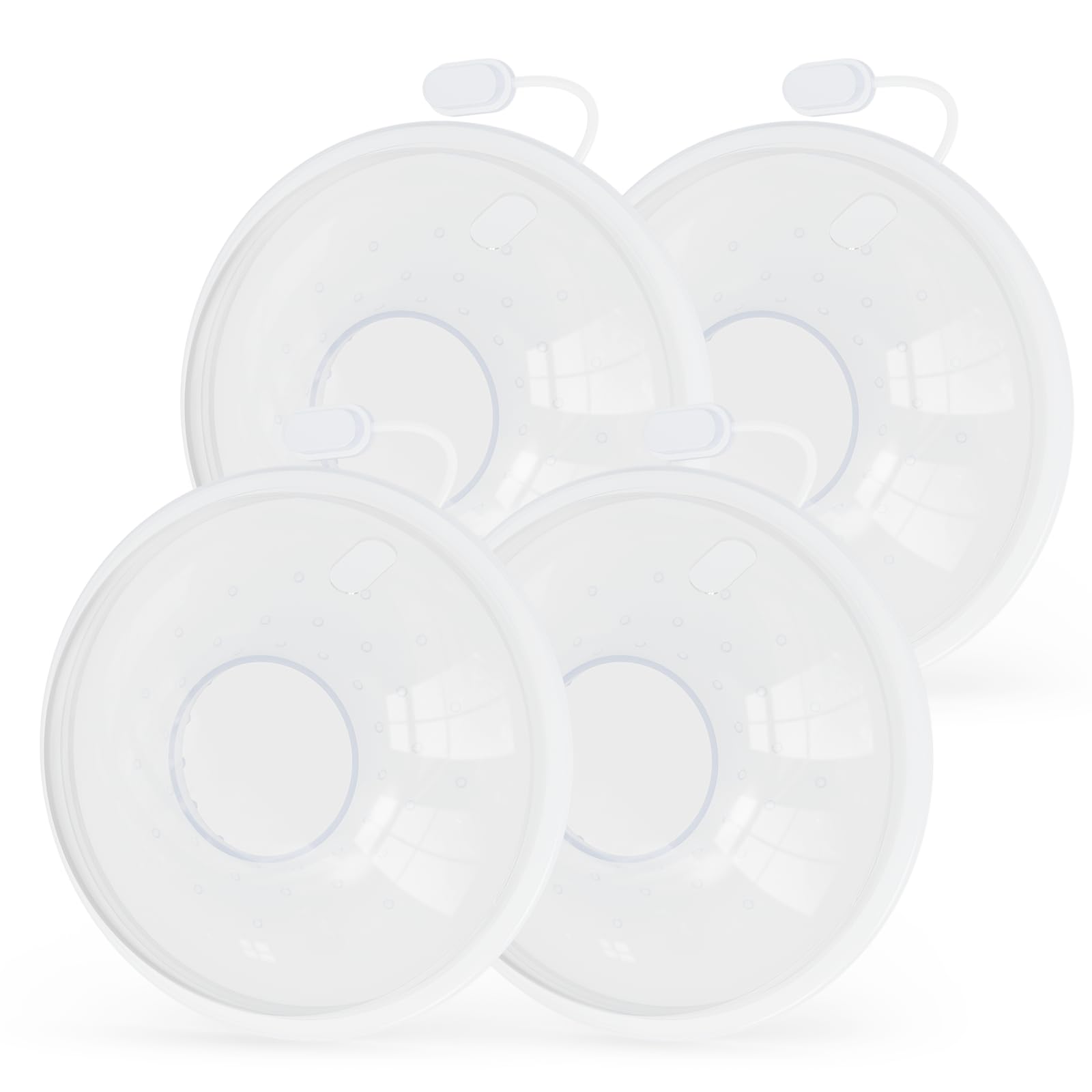 Hranio milk collectors four-pack shown for discreet leak collection during nursing.