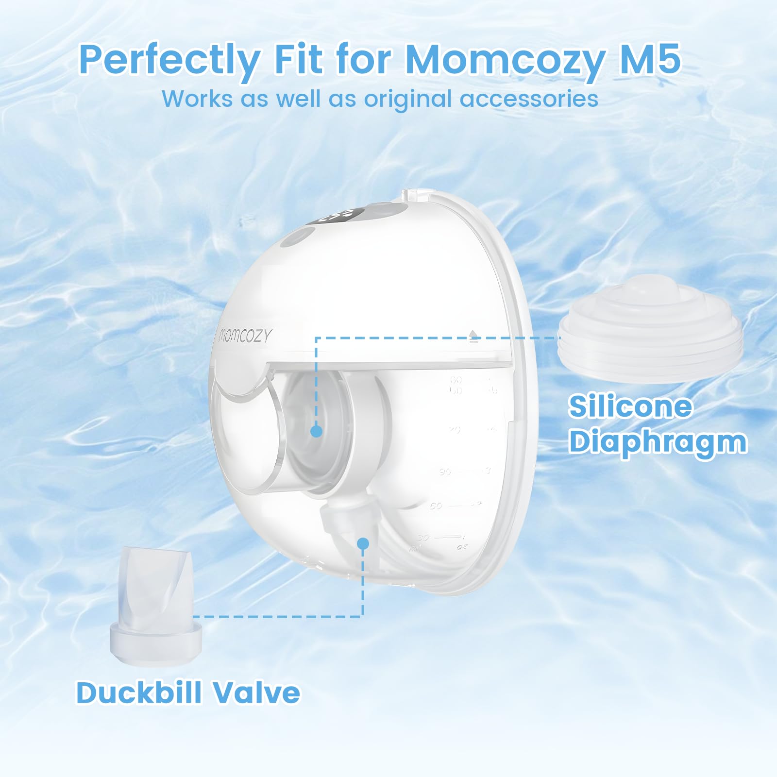 Hranio momcozy m5 replacement parts duckbill valves for quick swaps