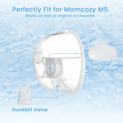 Hranio momcozy m5 replacement parts duckbill valves for quick swaps