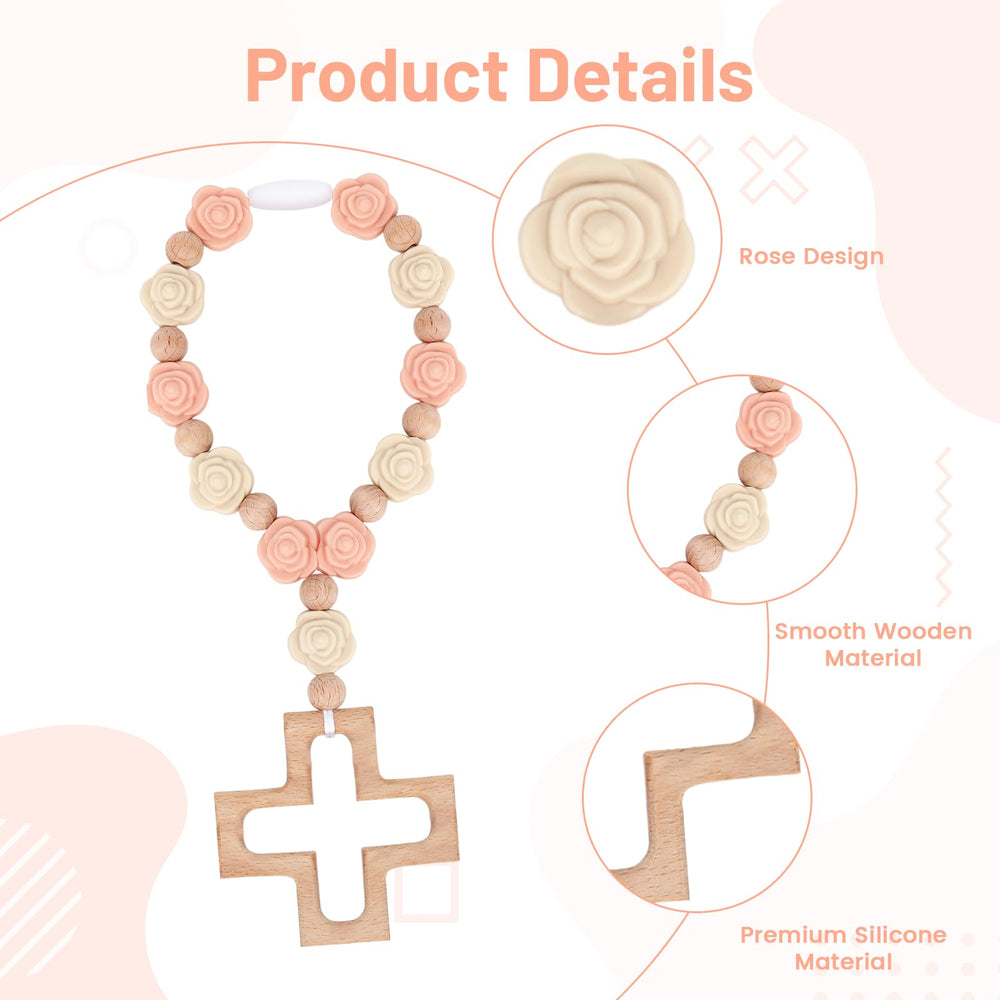 HrEtngiz baptism gift girls pink, charming keepsake for baby girl ceremonies.