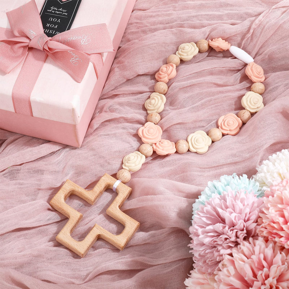 HrEtngiz soft silicone baby christening accessory, safe materials for infant wear.