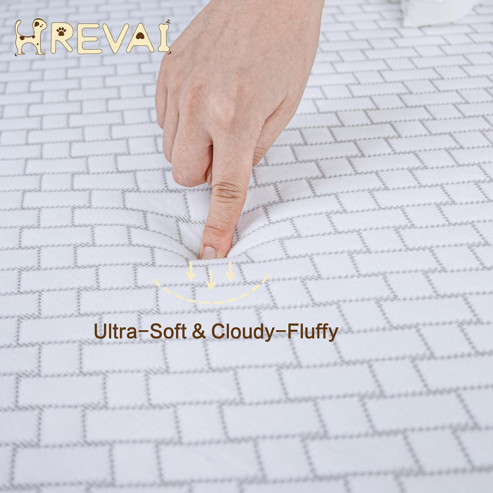 HREVAI pack n play mattress fits most play yard brands