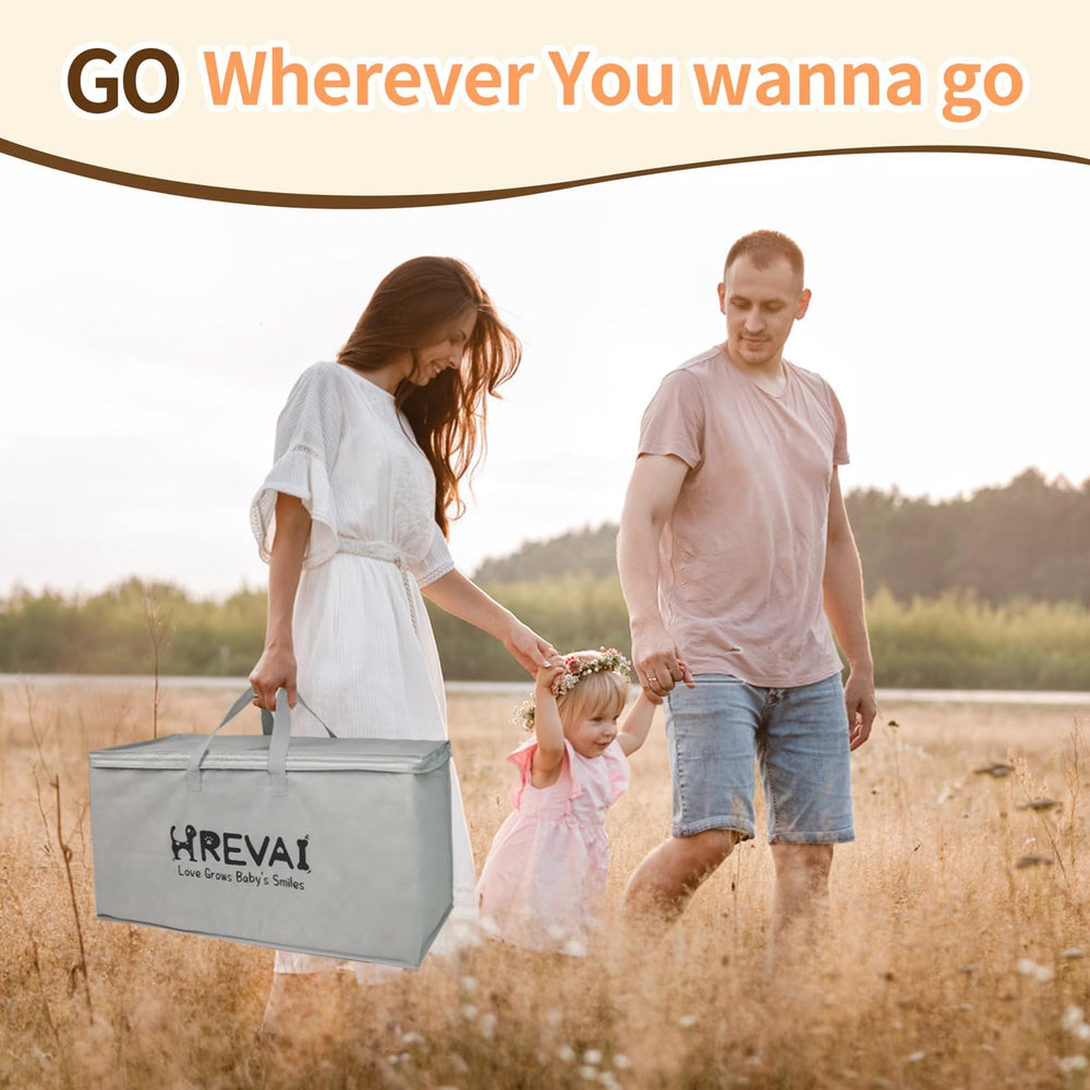 HREVAI Reinforced seams illustrate durability for thousands of folds.