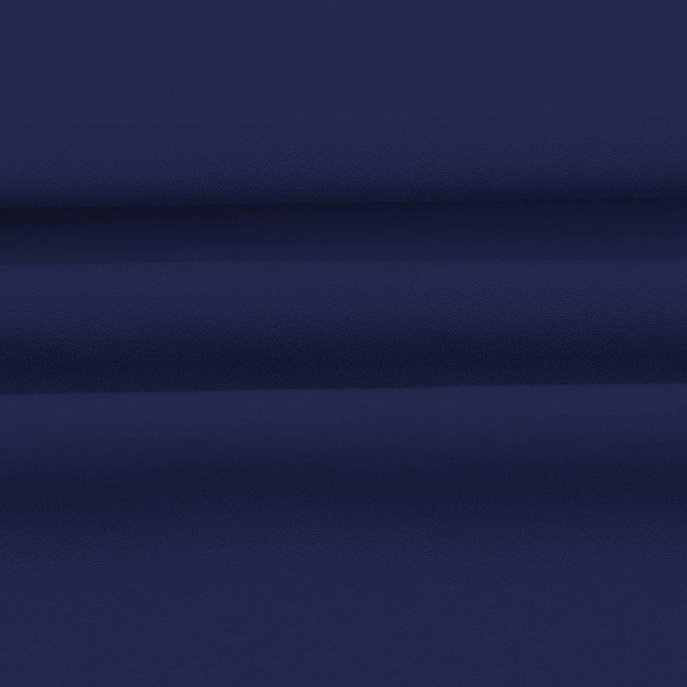 HRIKSH navy-blue pillowcase on pillow highlights gentle breathable fabric for cozy naps