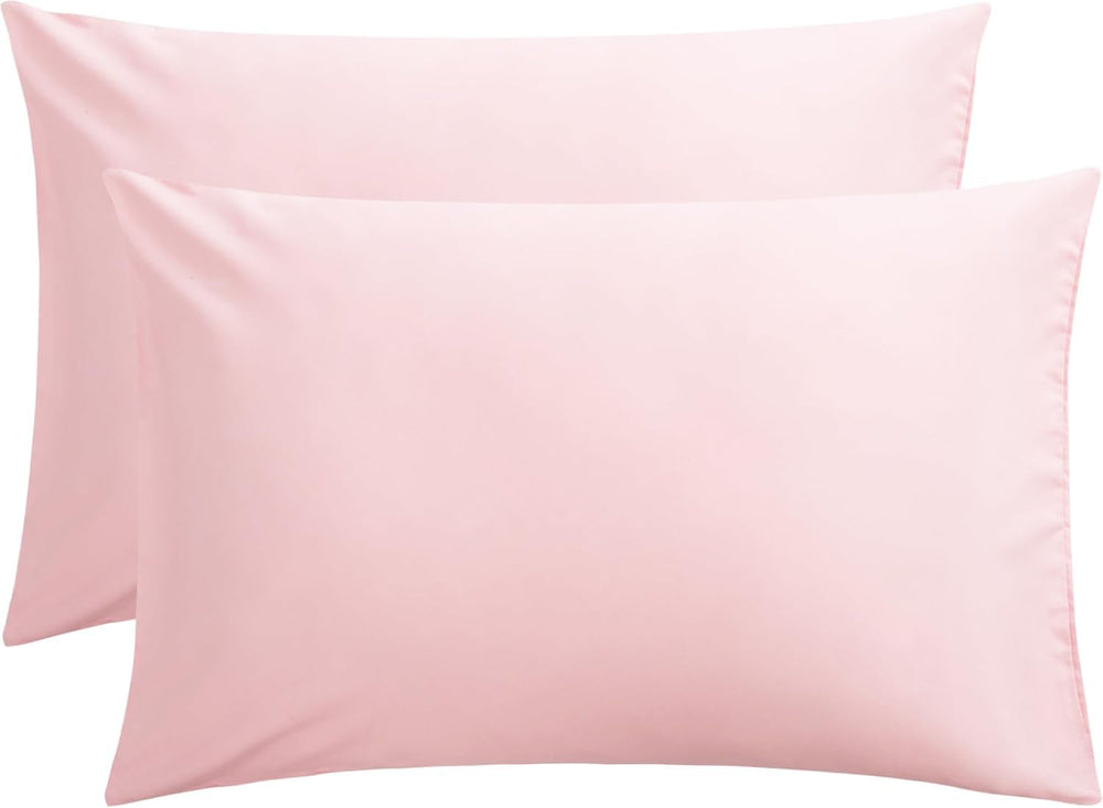 Hriksh travel pillow case 12x18 pack-2 fits standard pillows on flights or road trips.