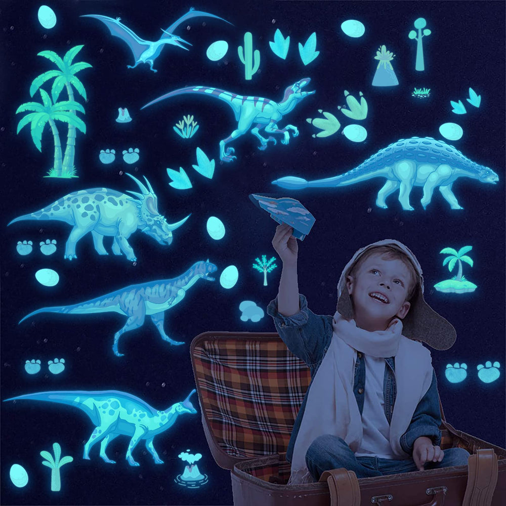 HSDSH removable dinosaur decals peel away cleanly, protecting walls for renters.