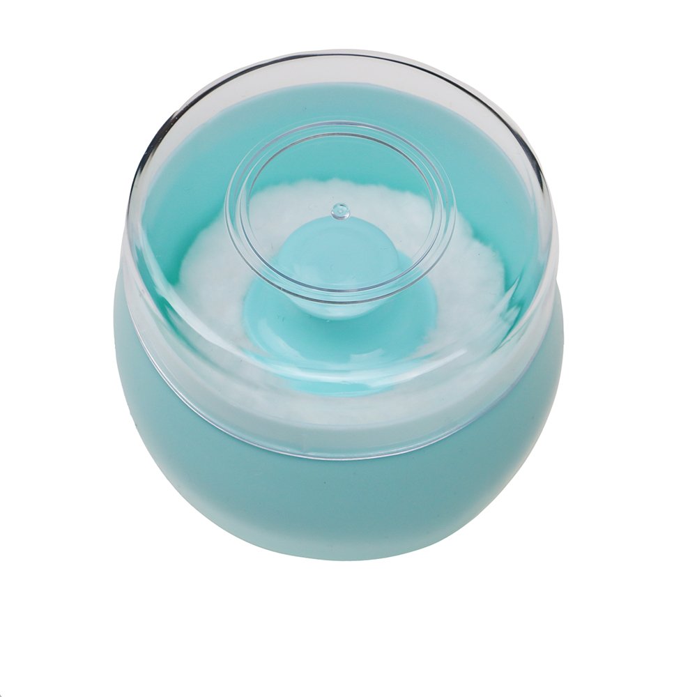 HSOMiD body powder case assembled for easy on-the-go use.