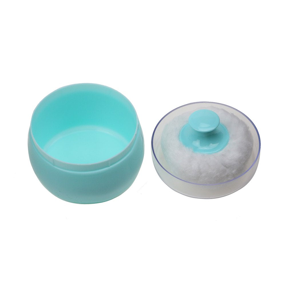 HSOMiD handy powder case closed for neat storage and one-handed use.