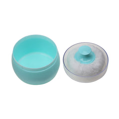 HSOMiD handy powder case closed for neat storage and one-handed use.