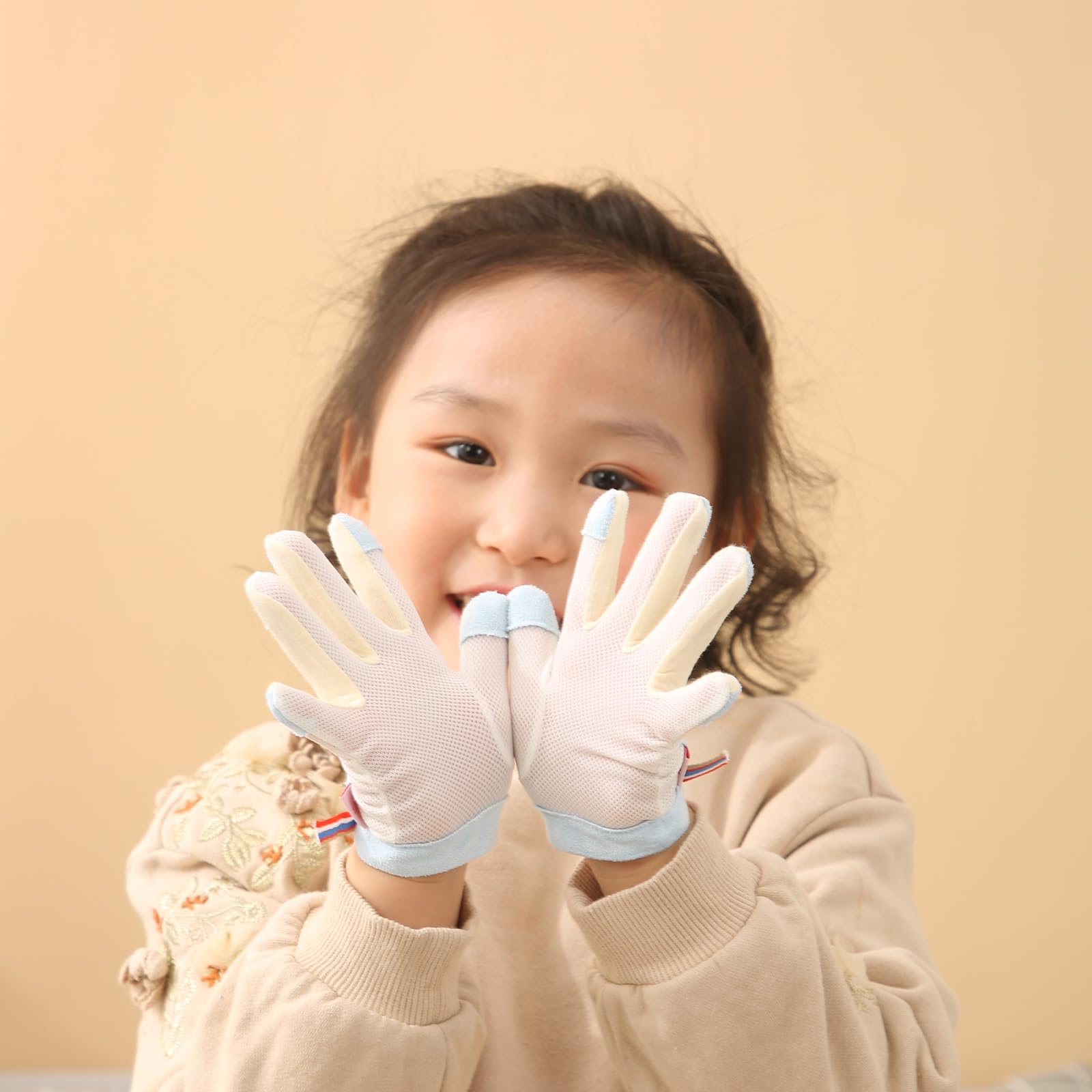HS&ROXIN XL size thumb-sucking gloves designed for older toddlers and young kids.
