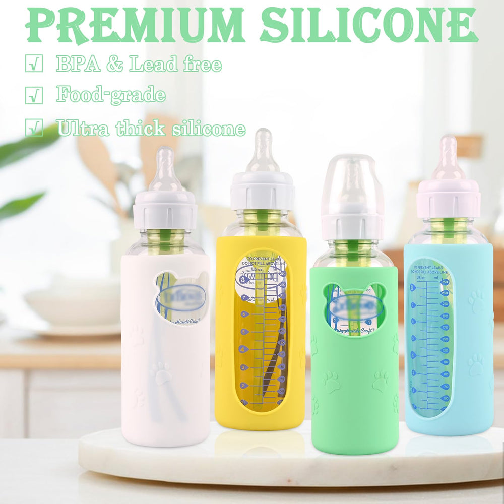 HUAKENER baby-holding sleeve demonstrates improved grip during feeding.