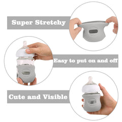 Hand holding HUAKENER sleeve enhances one-handed feeding control.