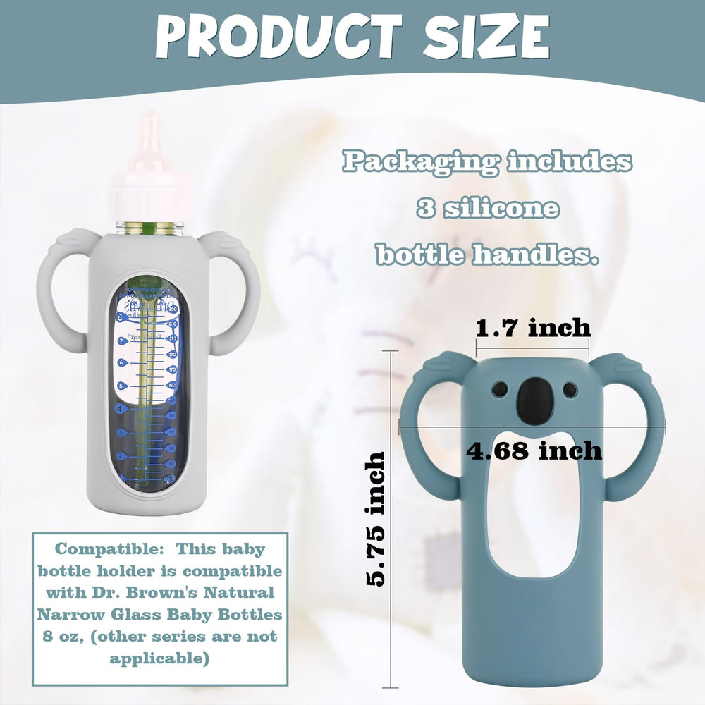 HUAKENER protective sleeve cushions bumps, preventing glass bottle damage.