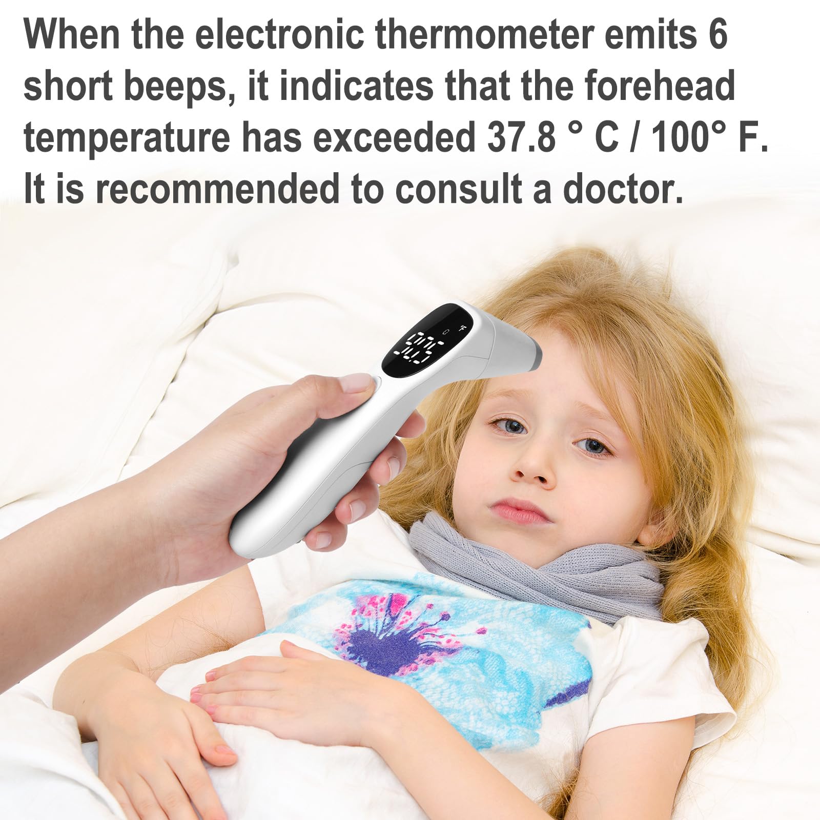 huangirl thermometer silent mode supports nighttime checks without waking anyone.