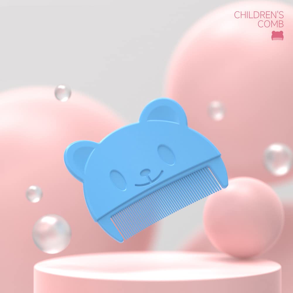 HUAYINGMEI baby comb blue smooth glide for tender hair care