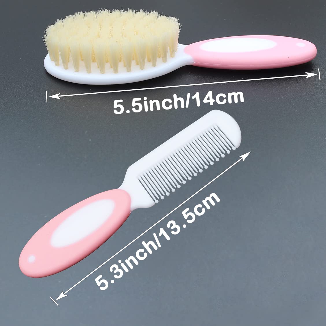 HUAYINGMEI baby comb with spherical teeth protects delicate skin