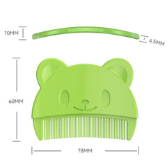 Huayingmei silicone massage brush shows soothing head-to-toe baby massage