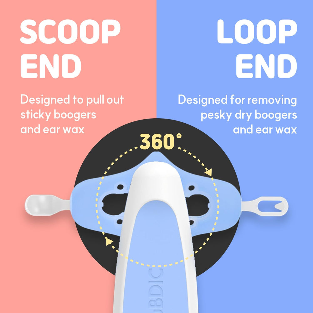 HubiBaby soft silicone ear wax remover enables gentle ear care for delicate ears