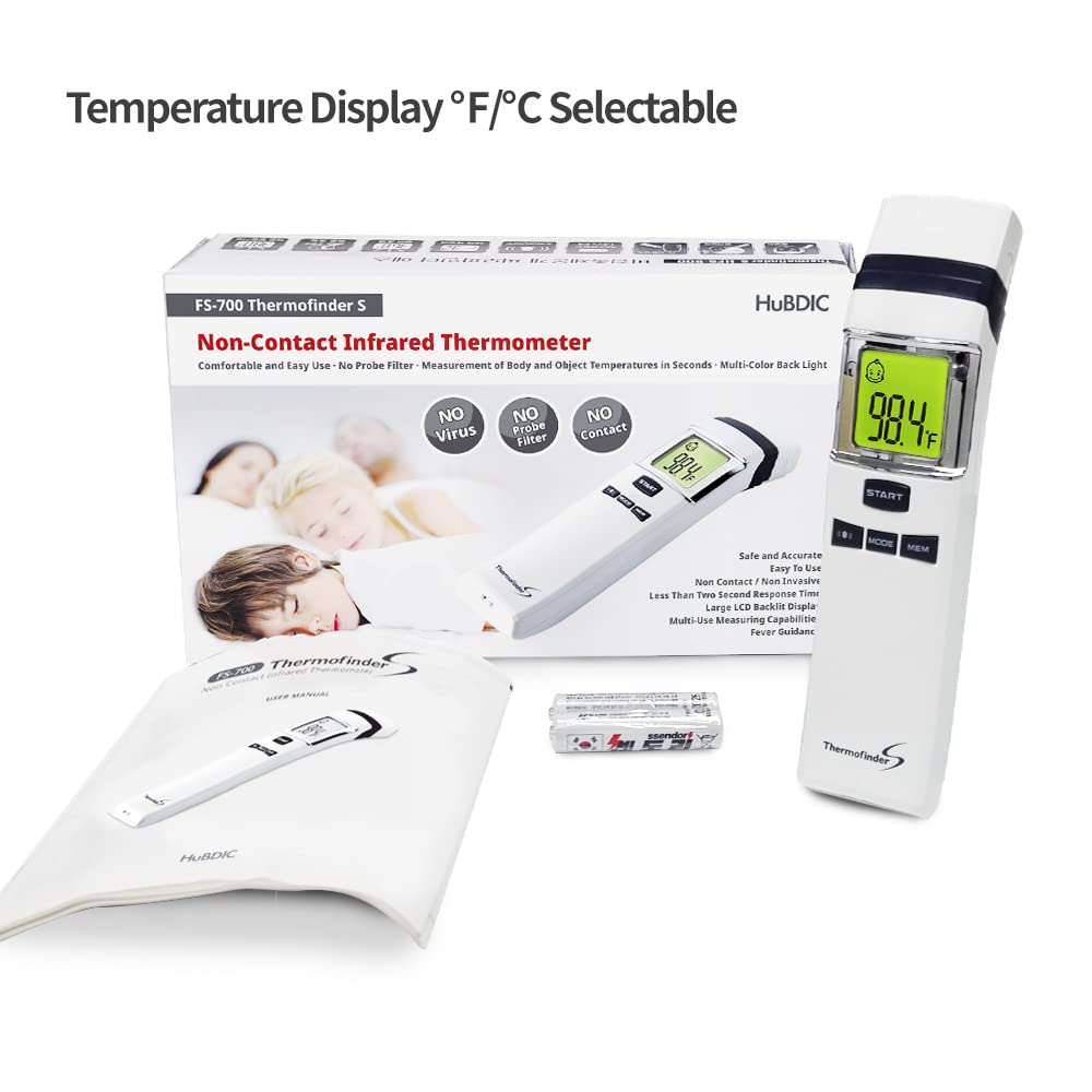 HubiBaby family-use scenario showing bedtime and quick fever checks