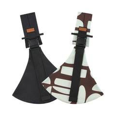 Huefain toddler carrier Black Boho front view for secure daily use.