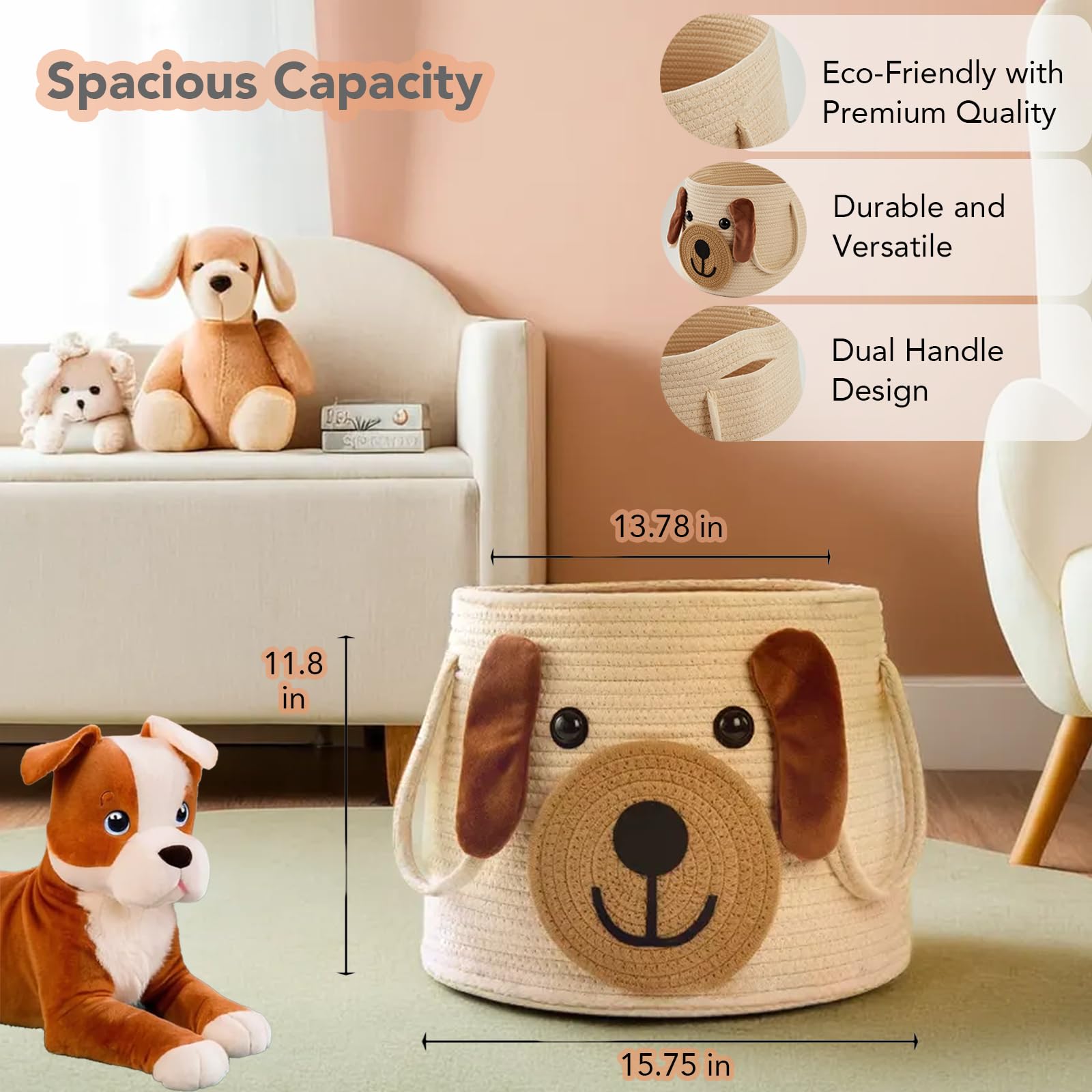 Hugaboom dual-handle design shows versatile portability and hanging option.