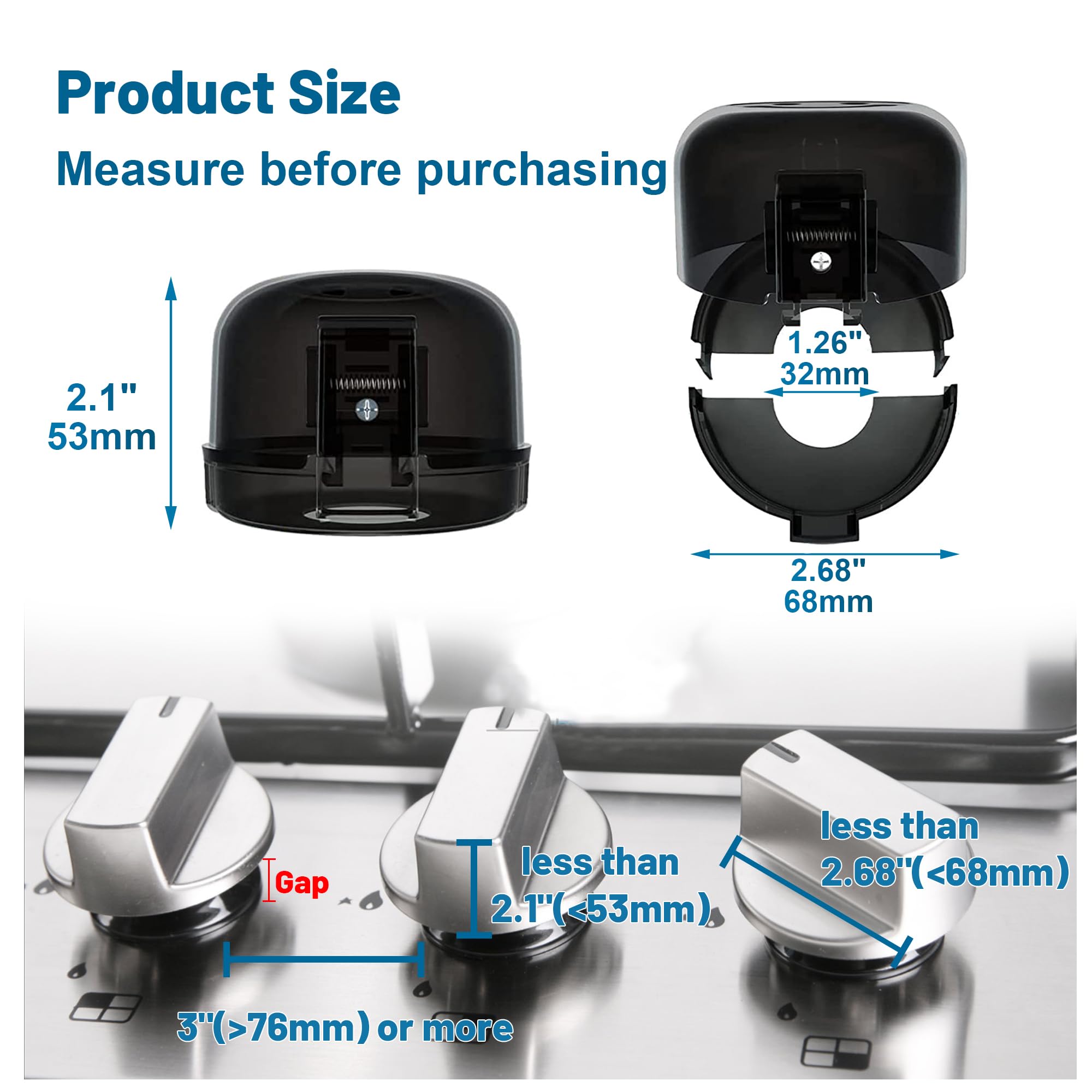 Huggful double-key design easy adult unlock for safe kitchen
