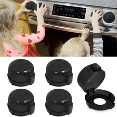 Huggful oven knob covers pack front view for safe stove control
