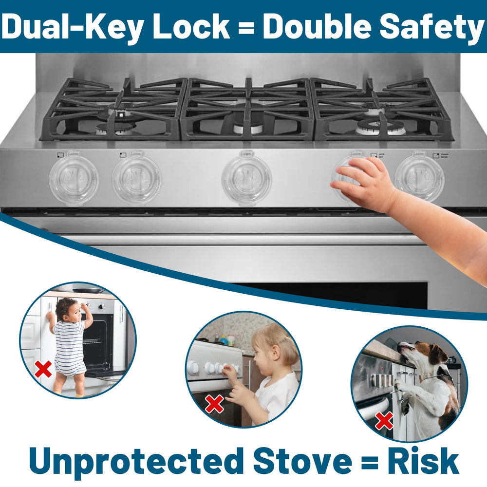 Huggful stove knob safety design uses heat-resistant material for durable monitoring