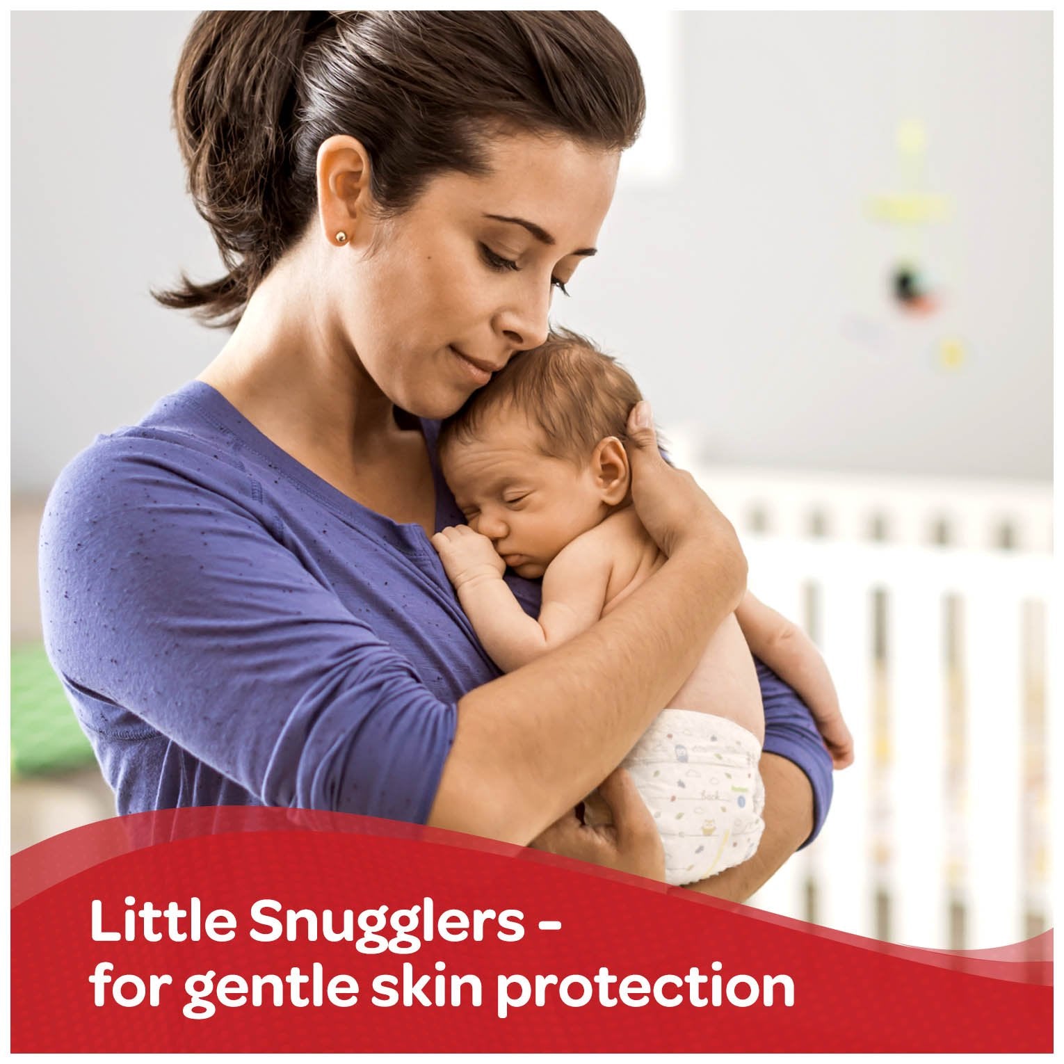 Huggies Gentle Care Preemies Diapers Size P umbilical cutout design for belly button area