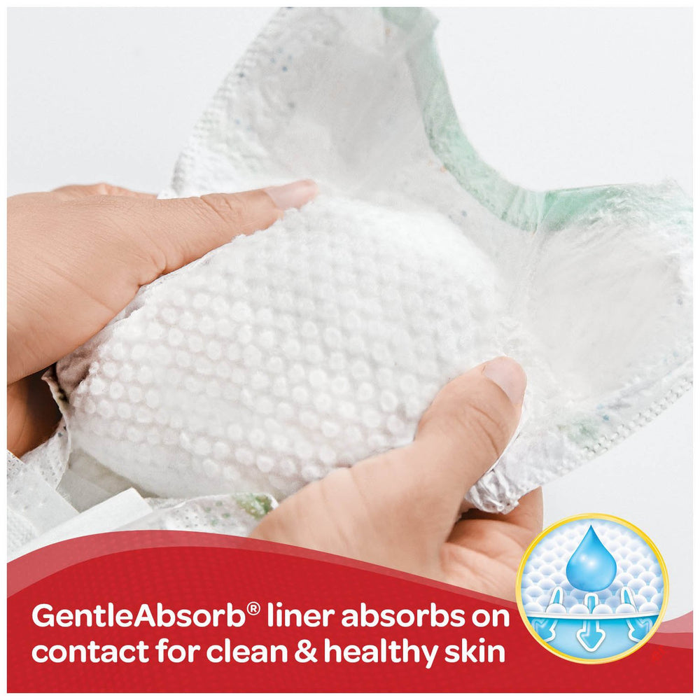 Huggies Gentle Care Preemies Diapers Size P wetness indicator visible
